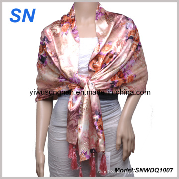 Satin Scarf da senhora da forma 2013